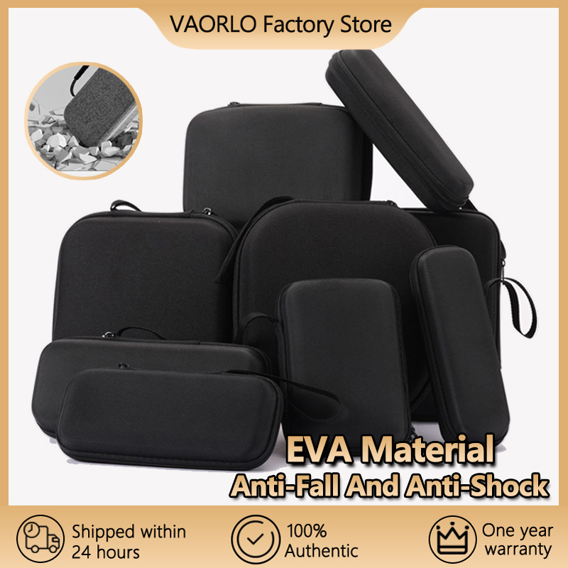 Cable Organizer Travel - Earphone Data Storage Bag Oval Square