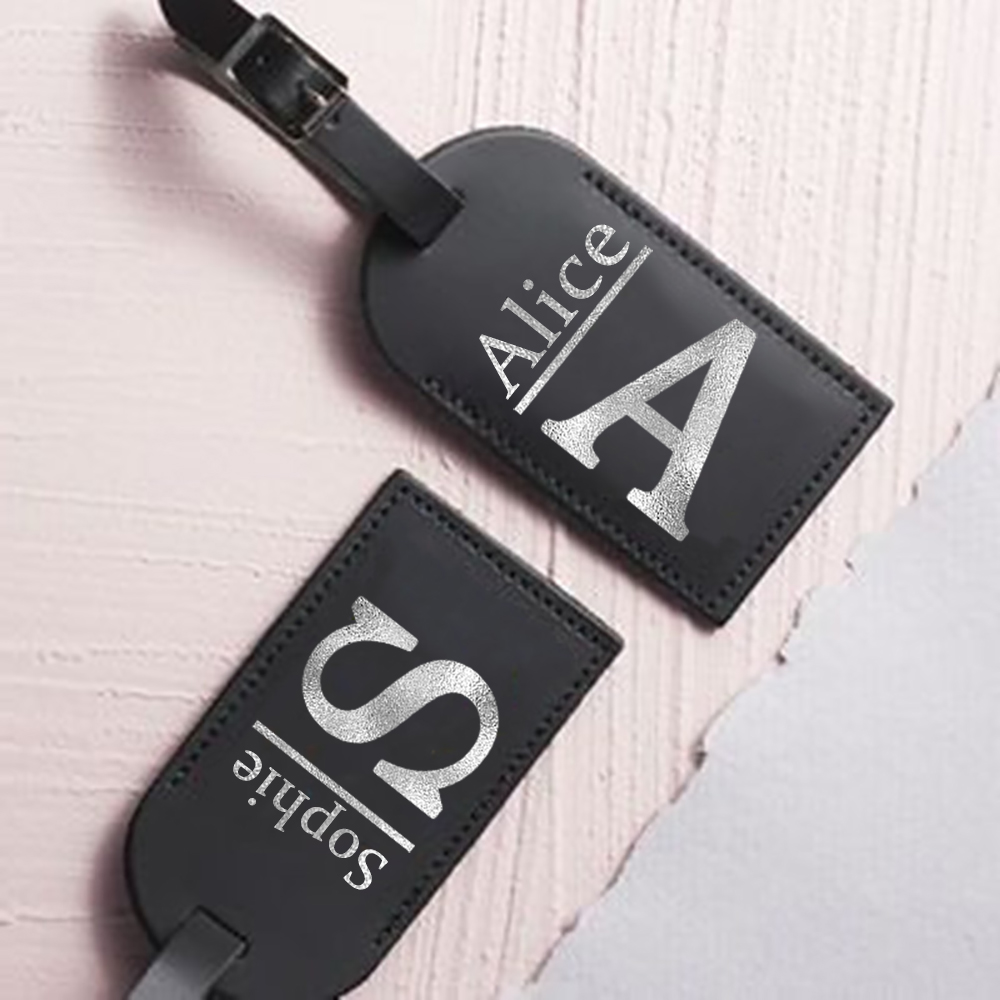 Travel Accessories Name - Personalized Letter with Name Monogram Luggage