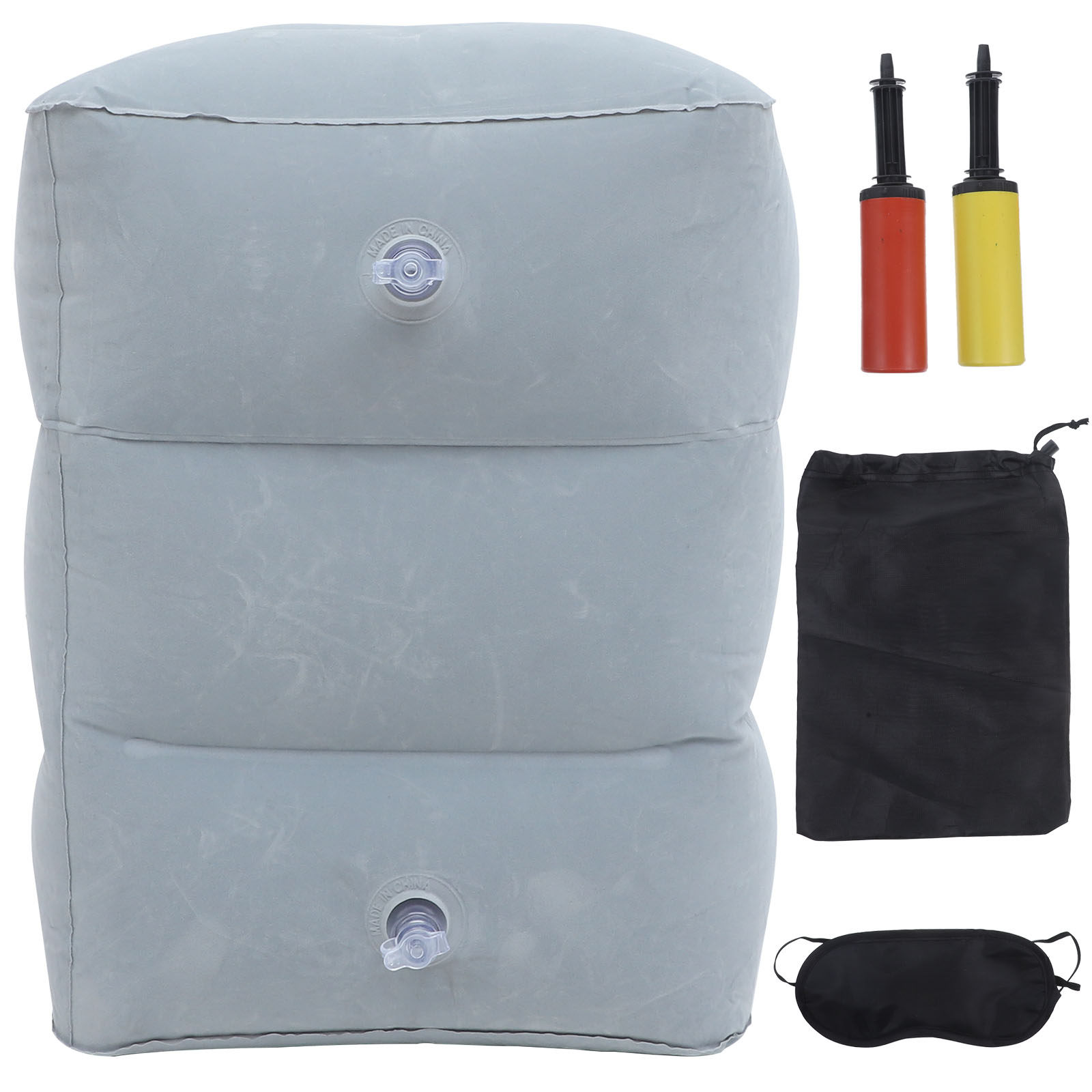 Travel Accessories Pillow - 1Set Inflatable Foot Rest Pillow Portable