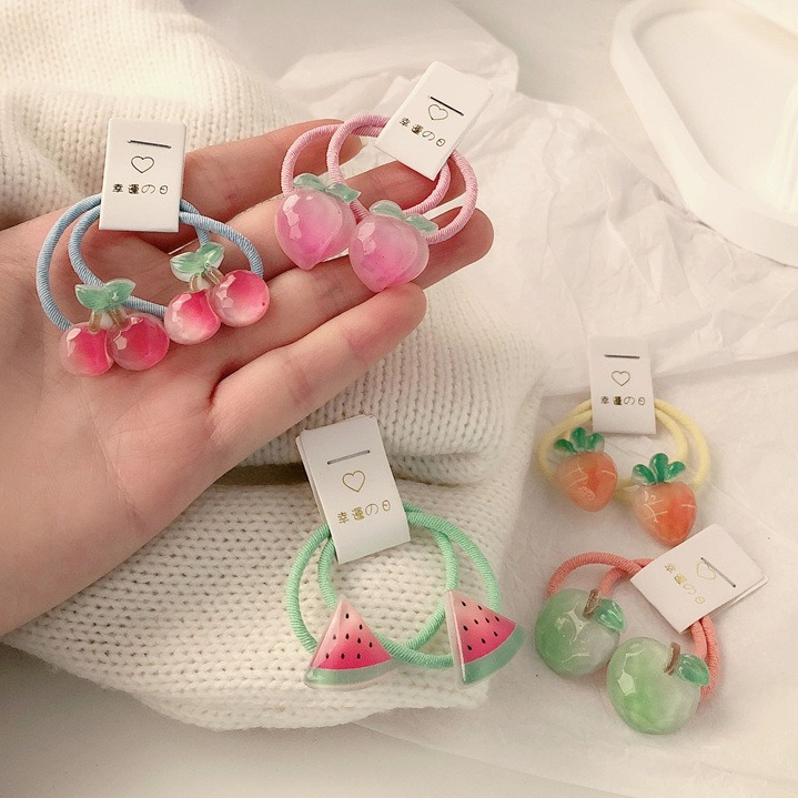 Travel Accessories Girls - Kids Carrot Hair Ties 5 Pair