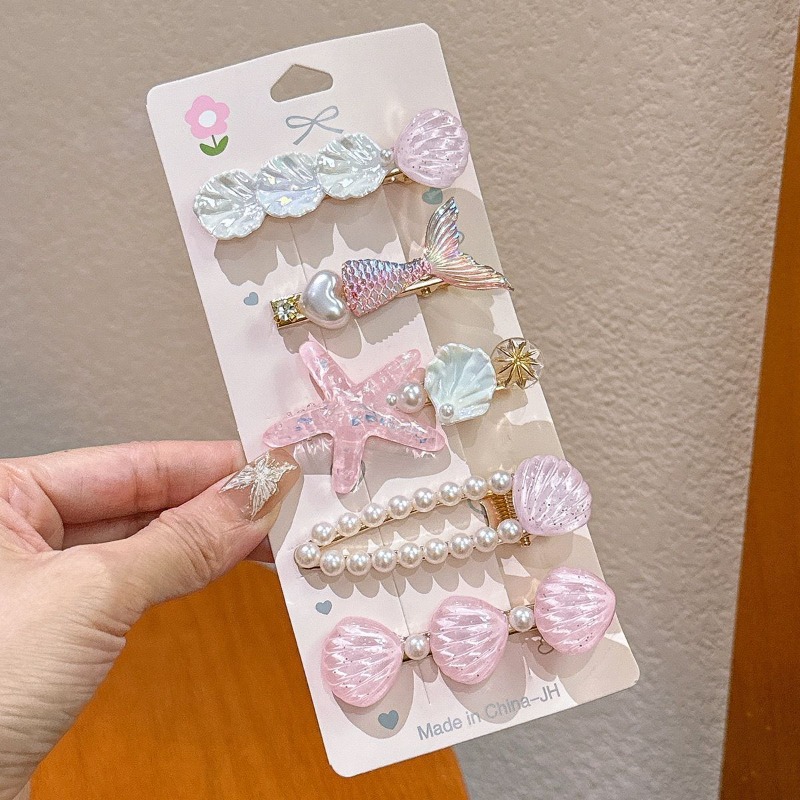 Travel Accessories Girls - Ocean Series Hair Clips Cute Shell