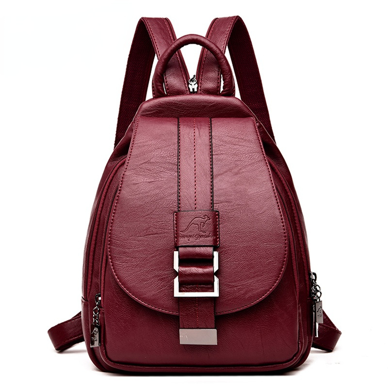 Travel Accessories Leather - Designer Backpacks Women Leather Backpacks Female