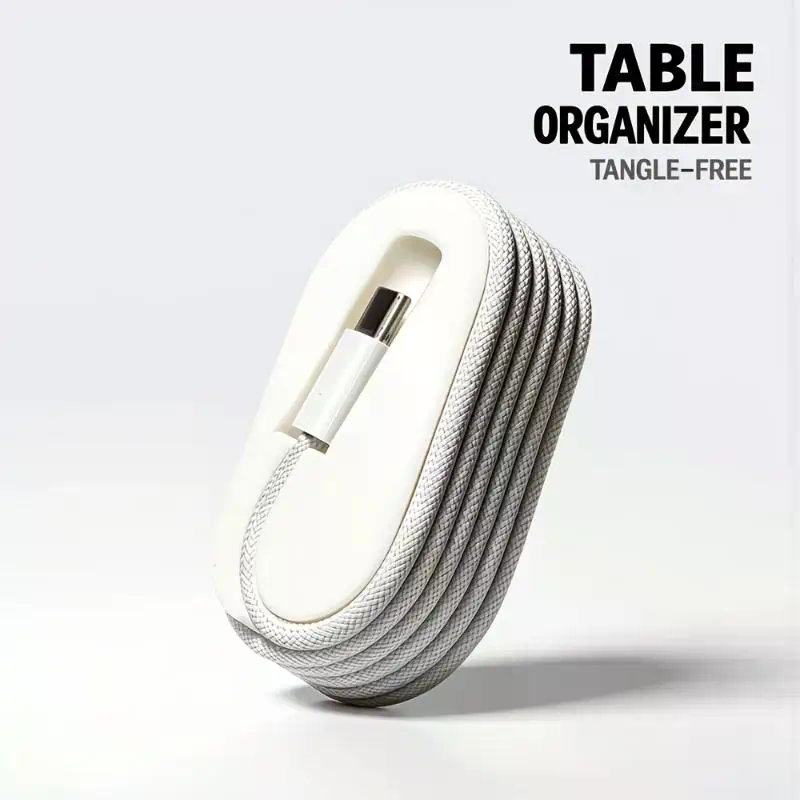 Cable Organizer Travel - Portable Cable Winder Organizer: Desktop Cord