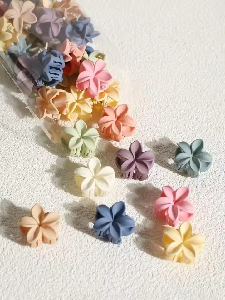 Travel Accessories Girls - 10/15pcs 4cm Hair Claw Clips Sweet