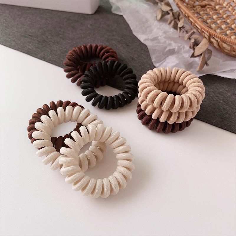 Travel Accessories Girls - Spiral Coil Hair Ties No Damage