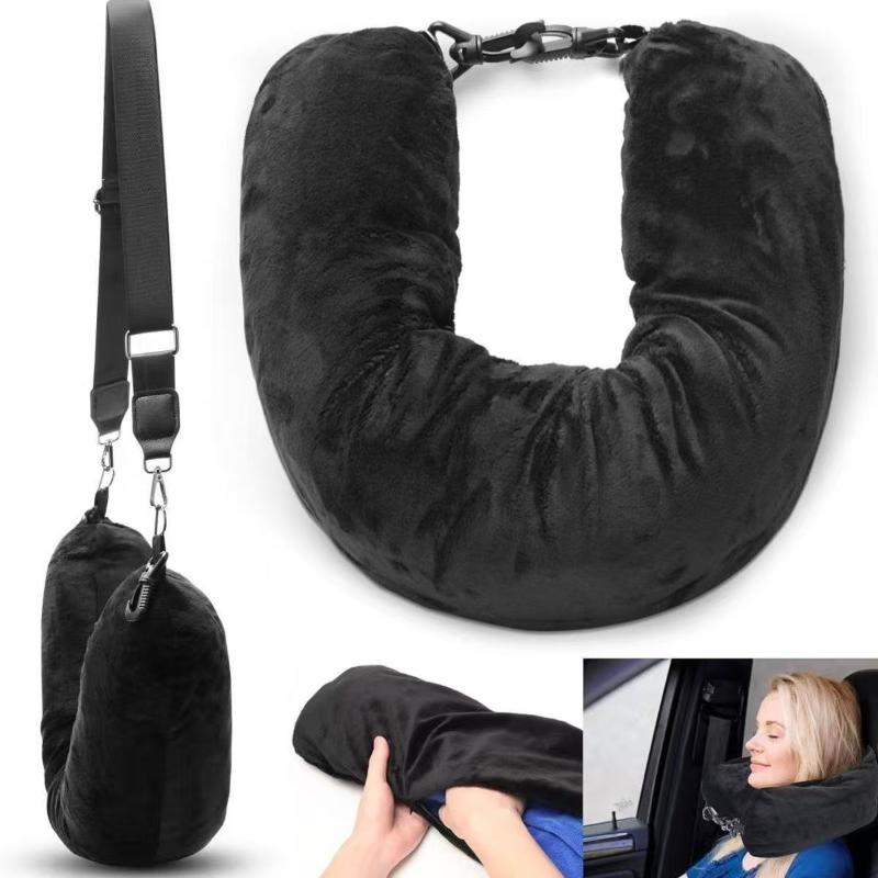 Travel Accessories Pillow - Travel Neck Pillow With Fillable Clothing