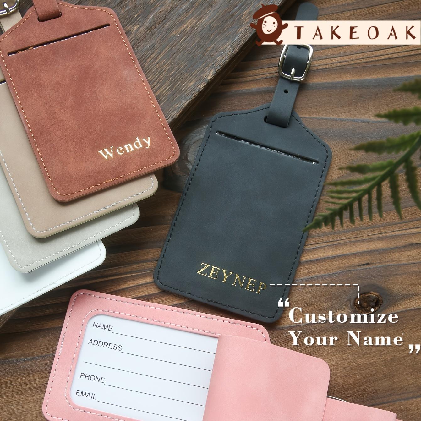 Travel Accessories Overseas - Retro Matte Soft Leather Custom Gold