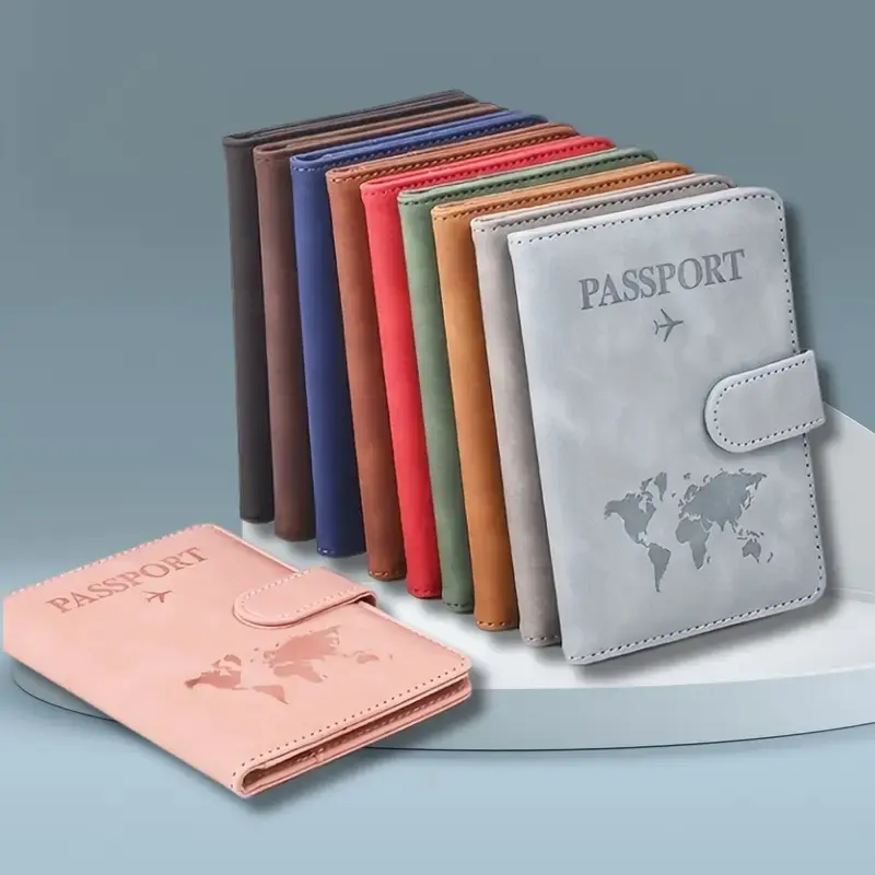 Travel Accessories Designer - Unisex RFID Blocking Travel Passport Accessory