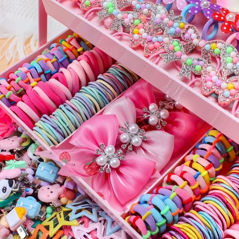 546Pcs Bow High Elastic Hair A - огляд і ціна Travel Accessories Girls