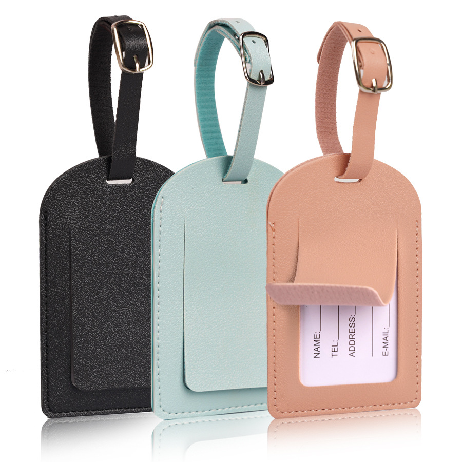 Women Men Luggage Tags PU Leat - огляд і ціна Travel Accessories Name