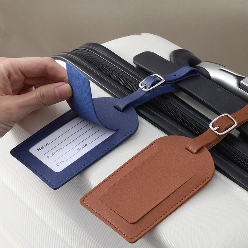 Women Men Luggage Tags PU Leat - огляд і ціна Travel Accessories Name