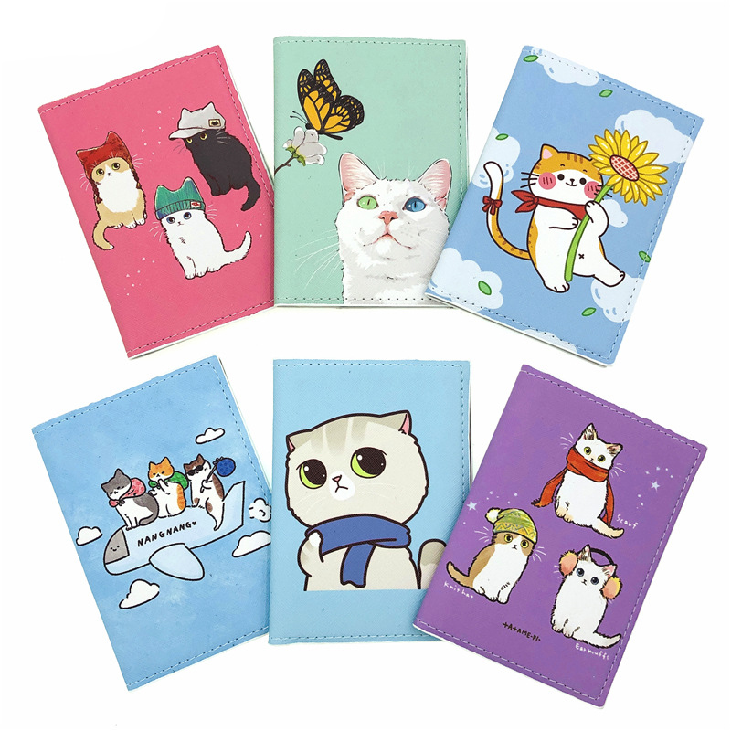 Cute Cat Pattern Passport Hold - огляд і ціна Travel Accessories Overseas