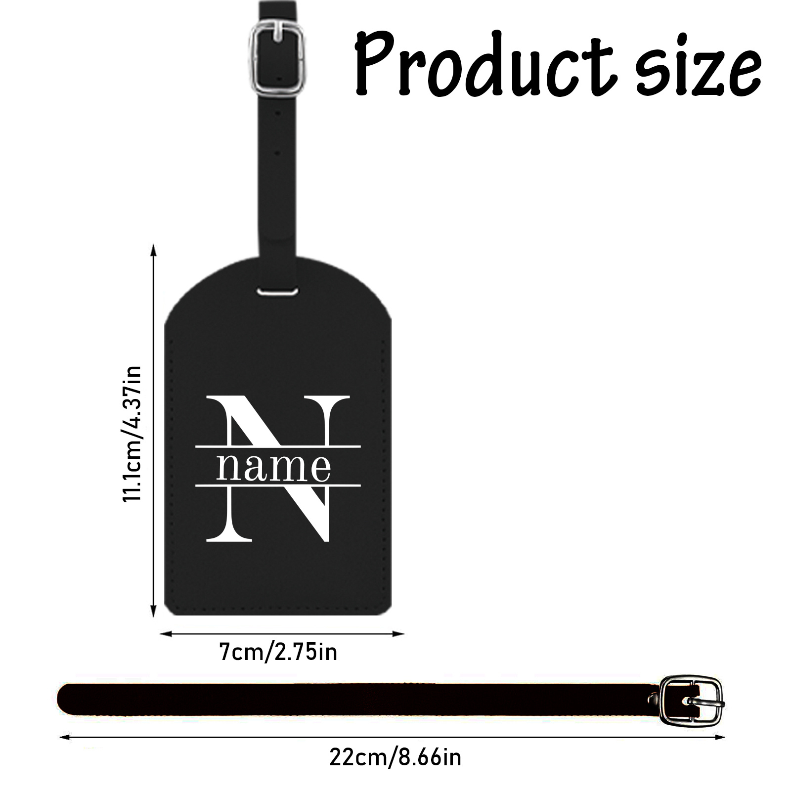 1pc,Personalize Luggage Tags,L - огляд і ціна Travel Accessories Name