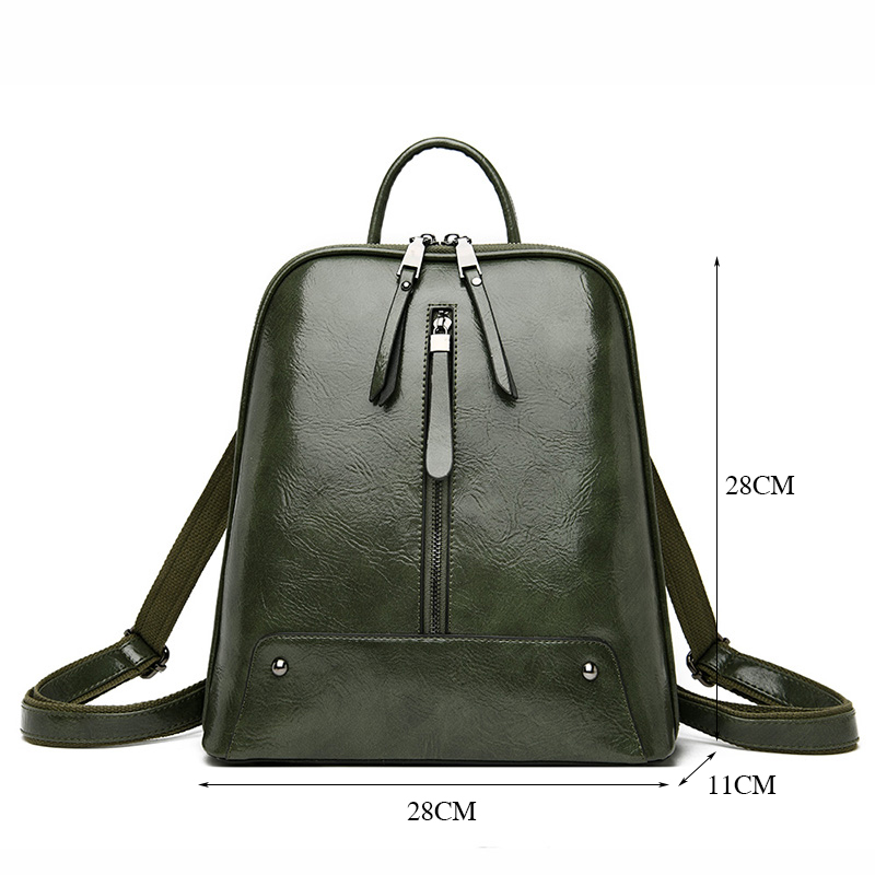 Women Leather Backpack Fashion - огляд і ціна Travel Accessories Leather