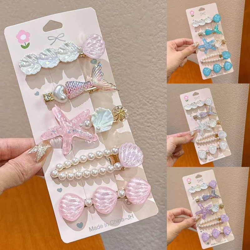 Ocean Series Hair Clips Cute S - огляд і ціна Travel Accessories Girls