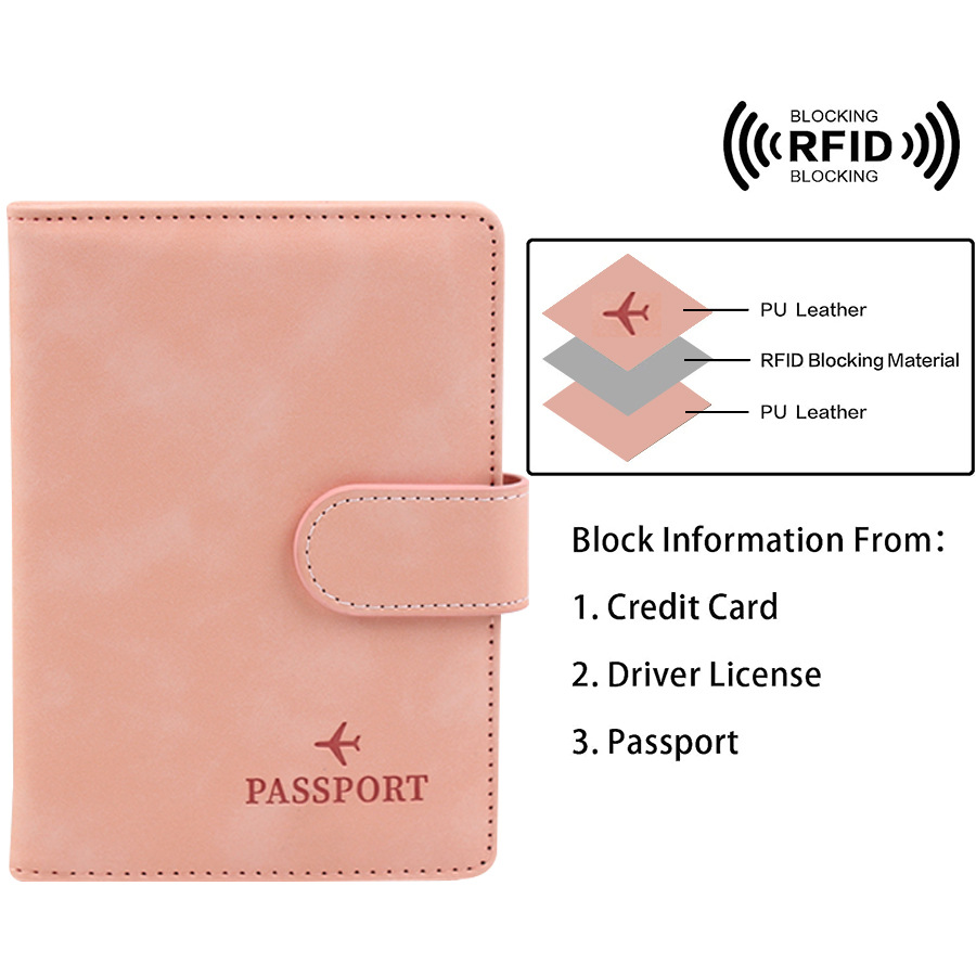 Magnetic Button Passport Cover - огляд і ціна Travel Accessories Wallet