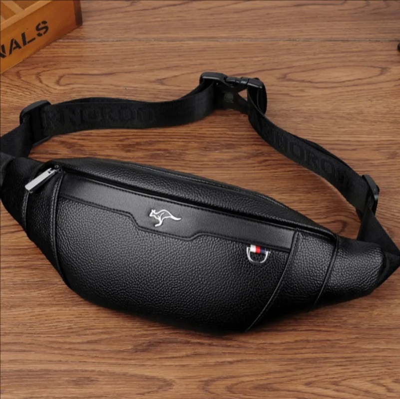 Business Leather Waist Bag Mul - огляд і ціна Travel Accessories Leather