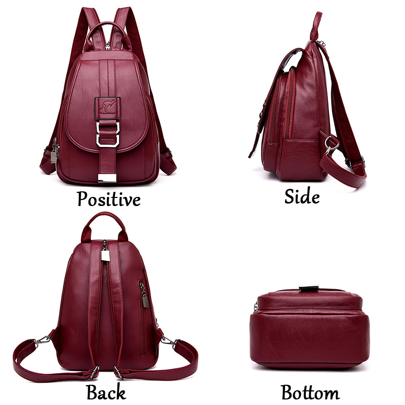 HOT 6 Color Women Backpacks Wo - огляд і ціна Travel Accessories Leather
