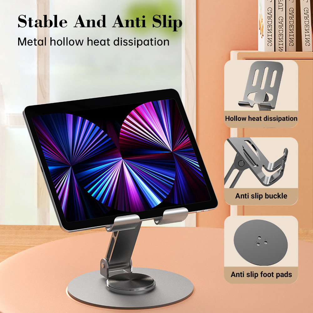 360°Rotating Tablet Phone Stan - огляд і ціна Travel Accessories Designer
