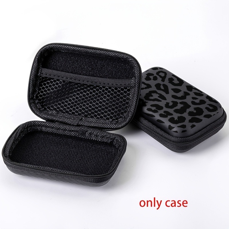 Black Leopard Print EVA Hard S - огляд і ціна Cable Organizer Travel