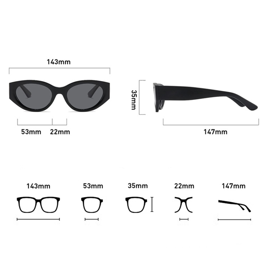 Women Men Classic Cat-Eye Pola - огляд і ціна Travel Accessories Designer
