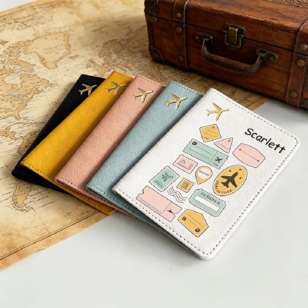 Custom Name & Initial Passport - огляд і ціна Travel Accessories Wallet
