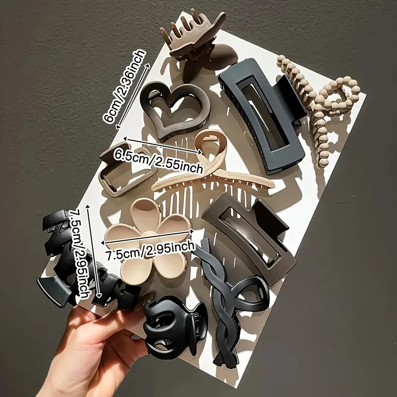 11Pcs Assorted Hair Claw Clips - огляд і ціна Travel Accessories Designer