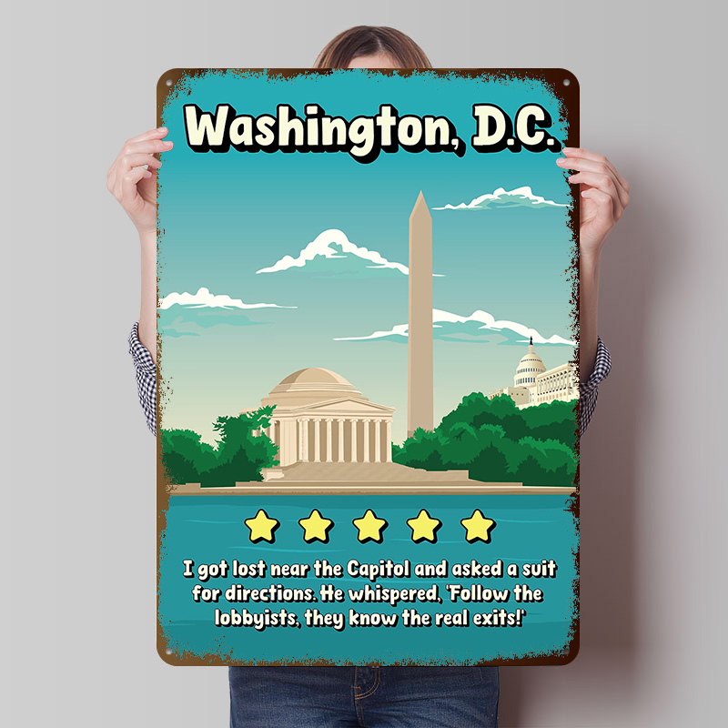 Washington D.C. Funny Review T - огляд і ціна Travel Accessories Reviews