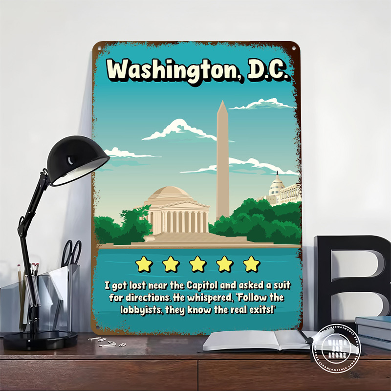 Washington D.C. Funny Review T - огляд і ціна Travel Accessories Reviews