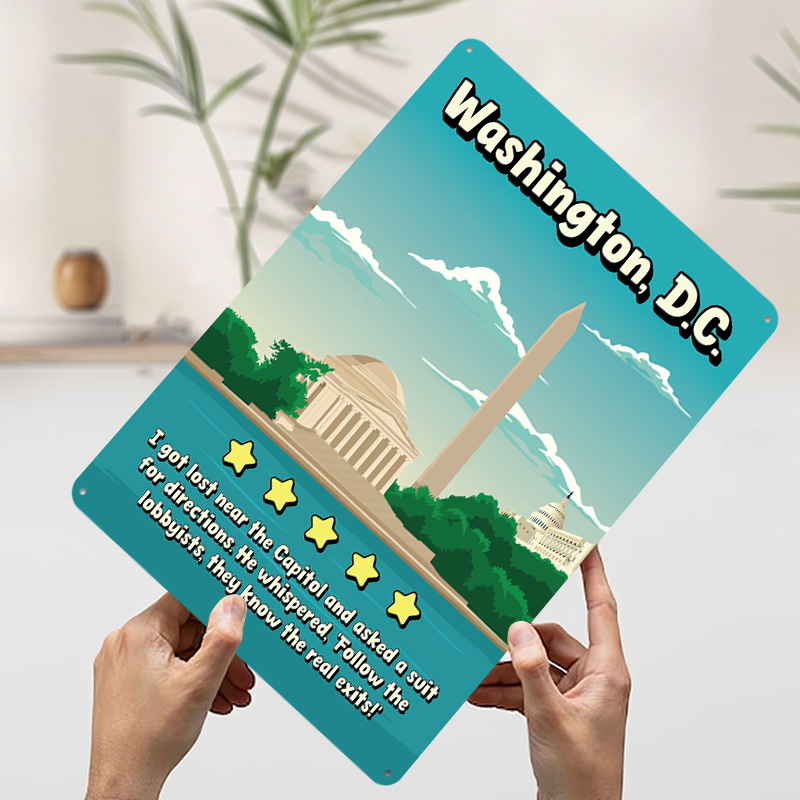 Washington D.C. Funny Review T - огляд і ціна Travel Accessories Reviews