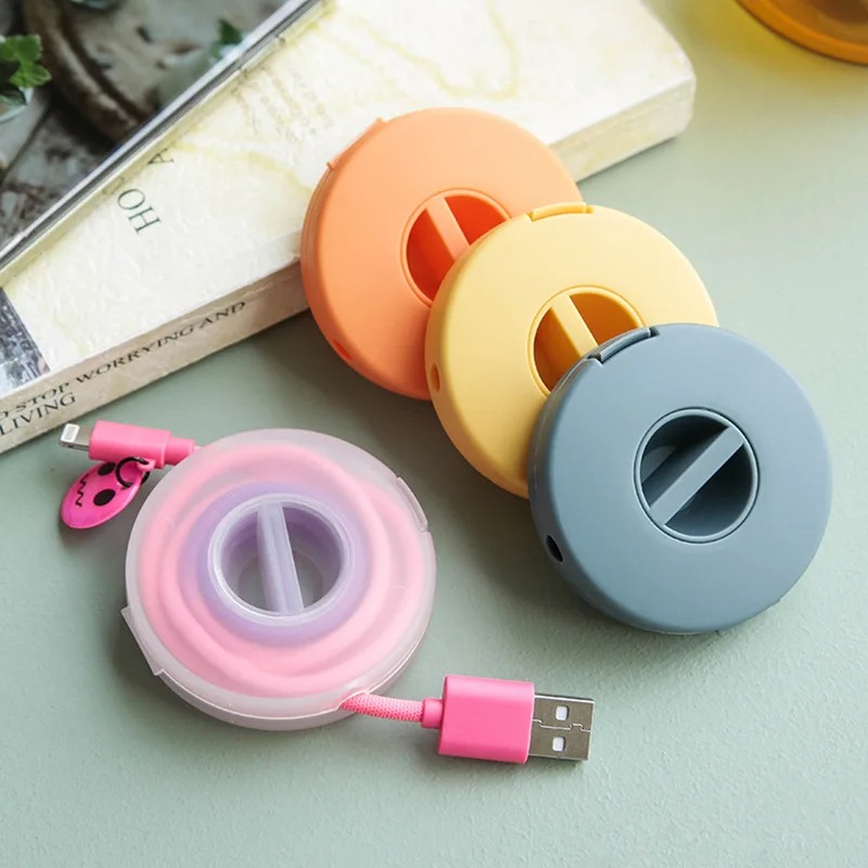 1-3PCS round Storage Cable Win - огляд і ціна Cable Organizer Travel